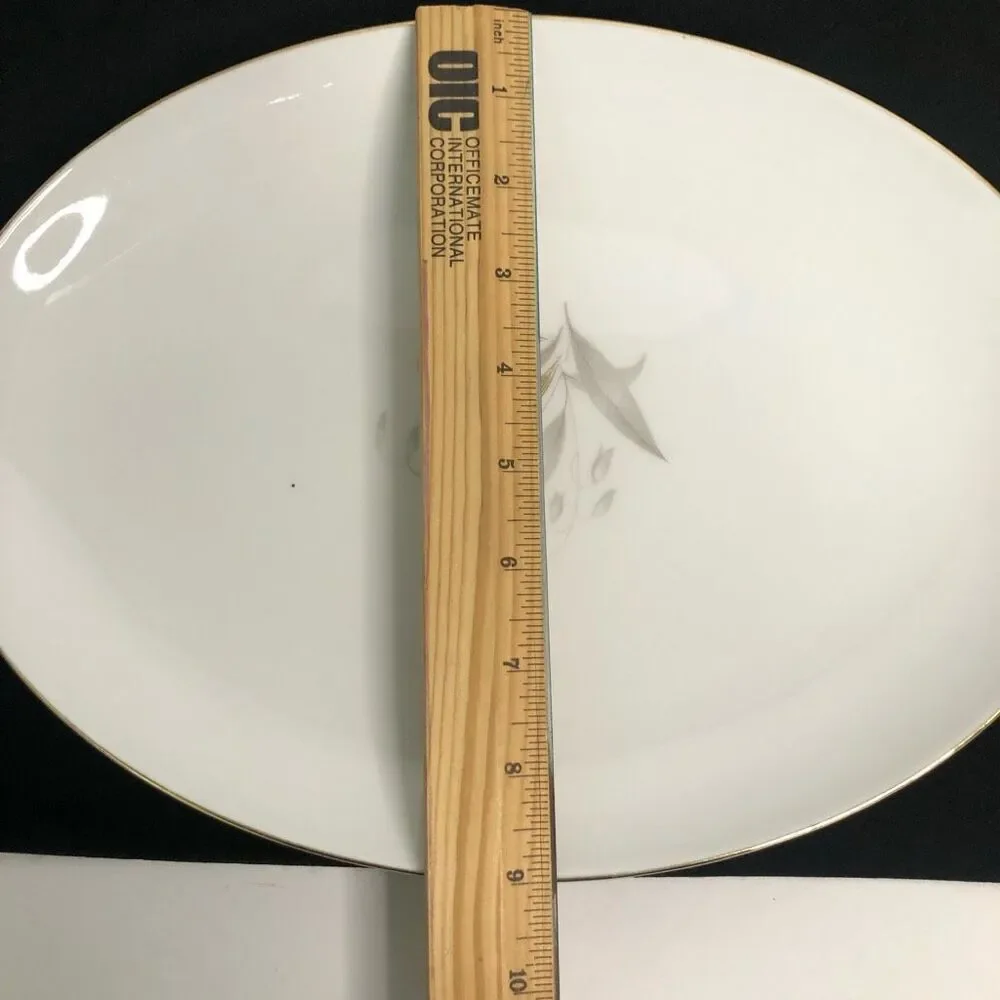 vintage kaysons  fine china golden rhapsody 1961‎ oval serving platter 12x9 in
